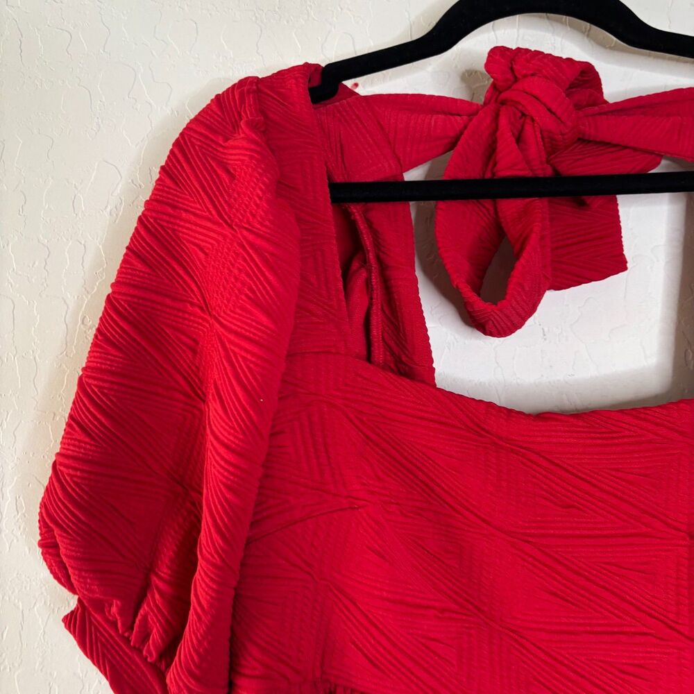 Free People Red Violet Mini Dress - Picture 5 of 5